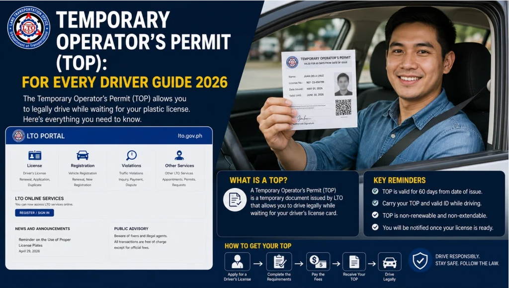 Temporary Operators Permit 2026