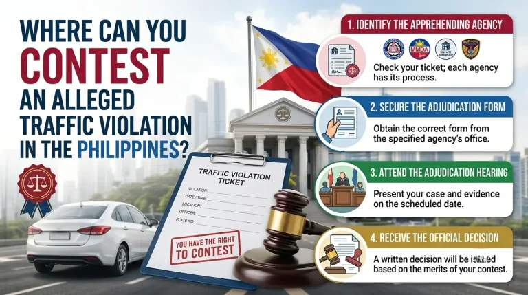 Where Can You Contest an Alleged Traffic Violation in the Philippines