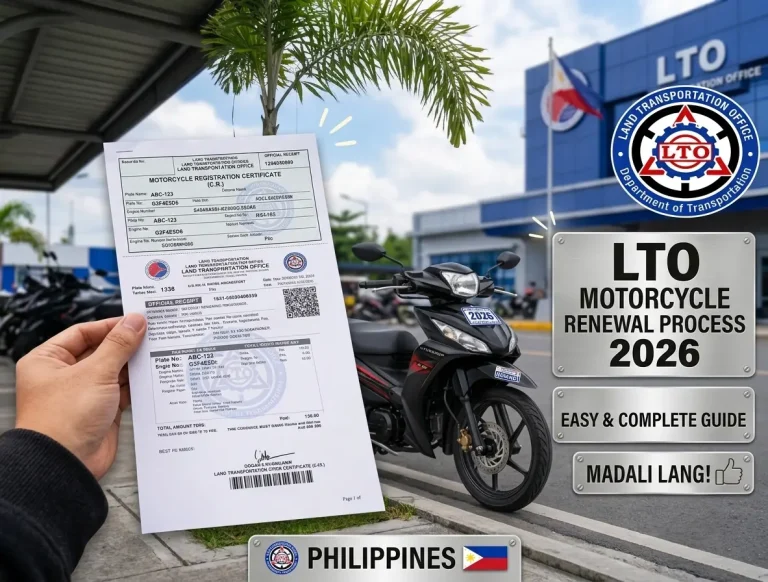 LTO Motorcycle Registration Renewal