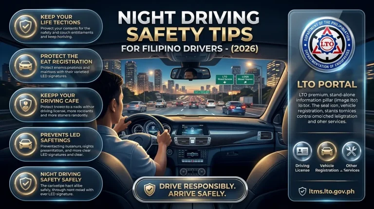 Night Driving Safety Tips for Filipino Drivers