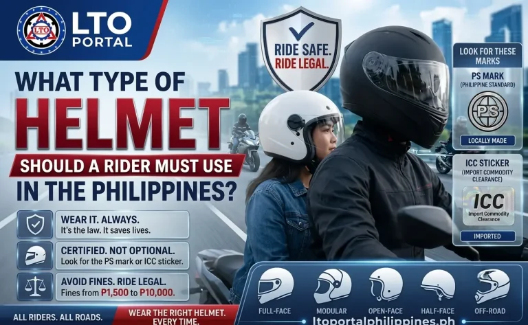 What Type of Helmet Should a Rider Must Use in the Philippines