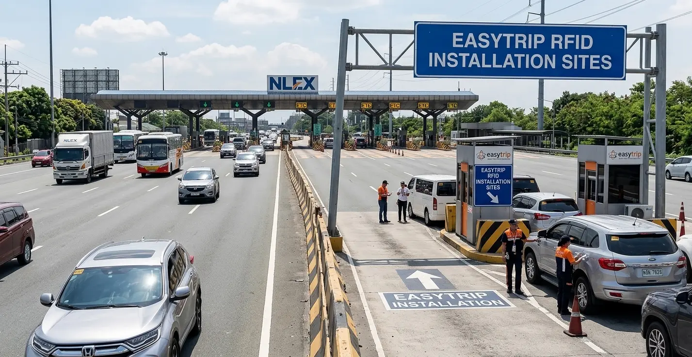 easytrip rfid installation sites